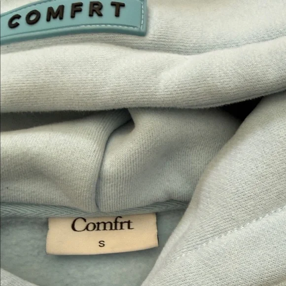 Comfrt Pastel Edit Light Blue Hoodie and Sweatpants Set - Picture 2 of 12